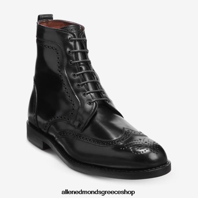 άνδρες Allen Edmonds Μποτάκι με φόρεμα dalton shell cordovan μαύρο κορδοβάνι DFSD5141