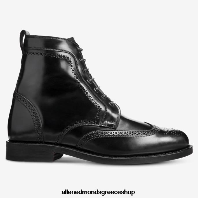 άνδρες Allen Edmonds Μποτάκι με φόρεμα dalton shell cordovan μαύρο κορδοβάνι DFSD5141