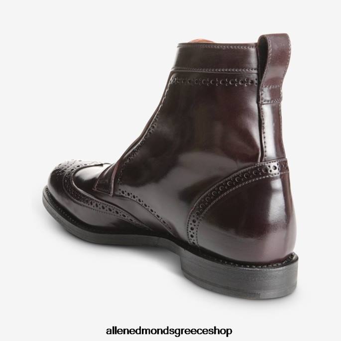 άνδρες Allen Edmonds Μποτάκι με φόρεμα dalton shell cordovan μπορντό κορδοβάν DFSD5479