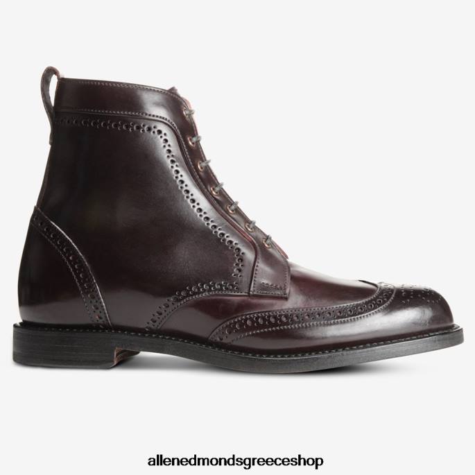 άνδρες Allen Edmonds Μποτάκι με φόρεμα dalton shell cordovan μπορντό κορδοβάν DFSD5479