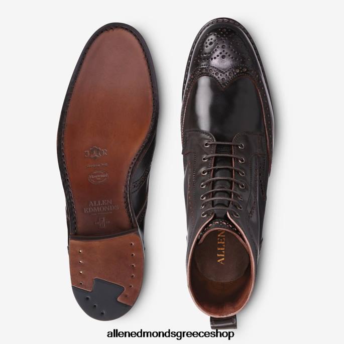 άνδρες Allen Edmonds Μποτάκι με φόρεμα dalton shell cordovan καφέ κορδοβάνι DFSD5480