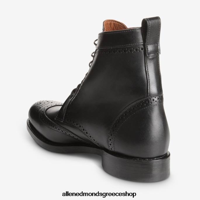 άνδρες Allen Edmonds Μποτάκι φορέματος dalton wingtip με σόλα από καουτσούκ dainite μαύρος DFSD5116