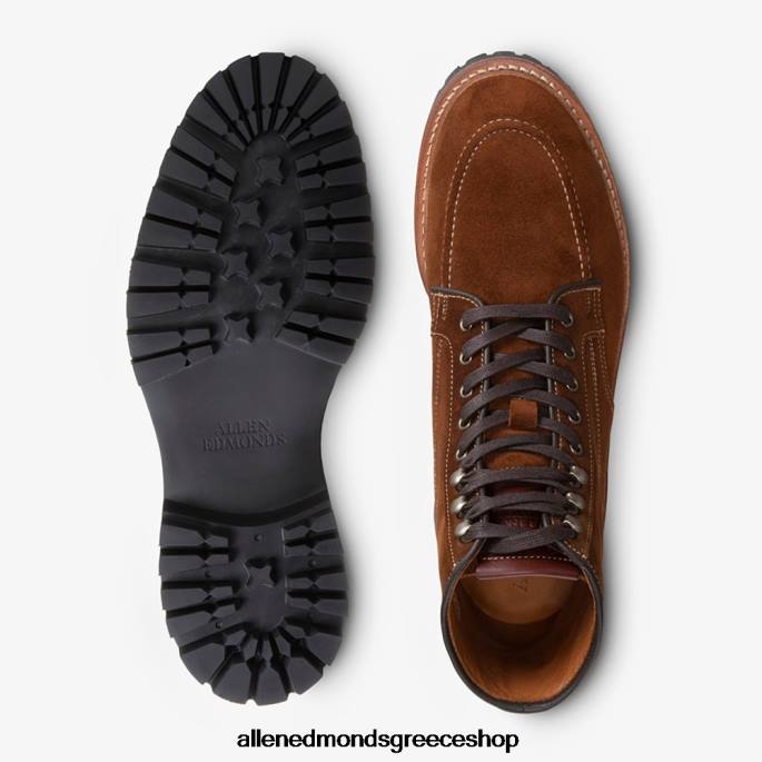 άνδρες Allen Edmonds freeport σουέτ αδιάβροχη μπότα ωτίδας ταμπάκο καφέ DFSD585