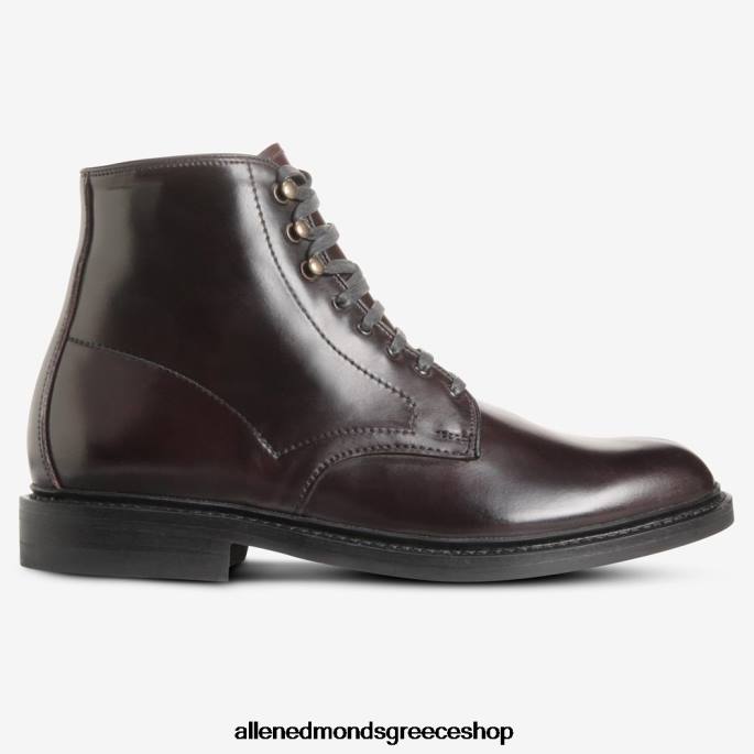 άνδρες Allen Edmonds μπότα higgins mill με δέρμα κορδοβάνι μπορντό κορδοβάν DFSD5291