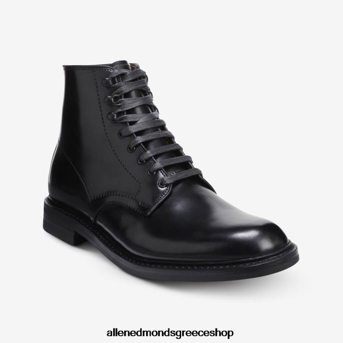 άνδρες Allen Edmonds μπότα higgins mill με δέρμα κορδοβάνι μαύρο κορδοβάνι DFSD5292