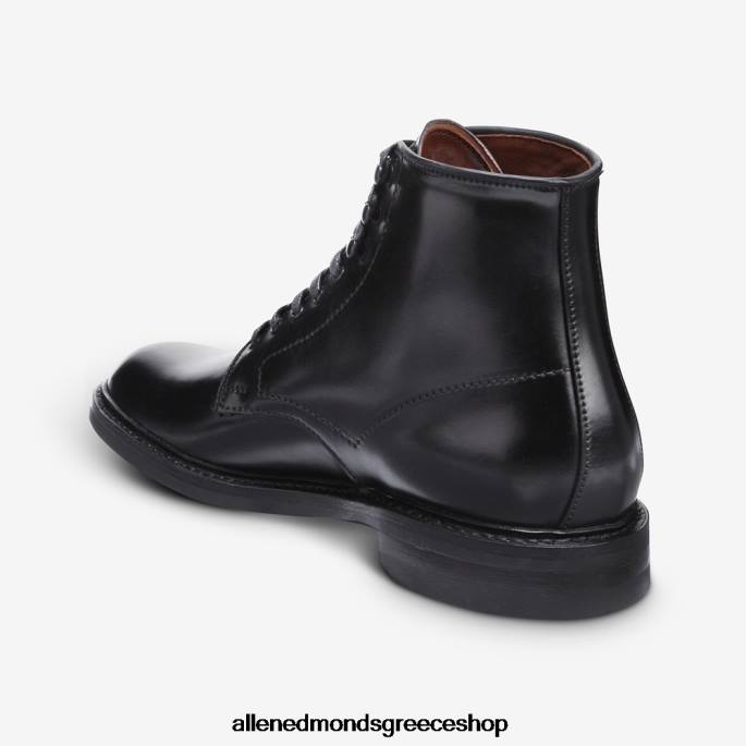 άνδρες Allen Edmonds μπότα higgins mill με δέρμα κορδοβάνι μαύρο κορδοβάνι DFSD5292