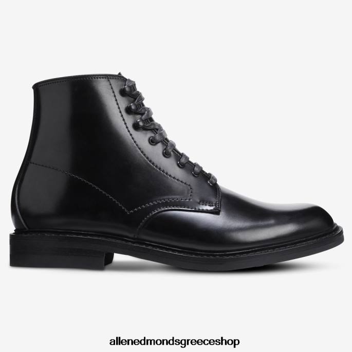 άνδρες Allen Edmonds μπότα higgins mill με δέρμα κορδοβάνι μαύρο κορδοβάνι DFSD5292