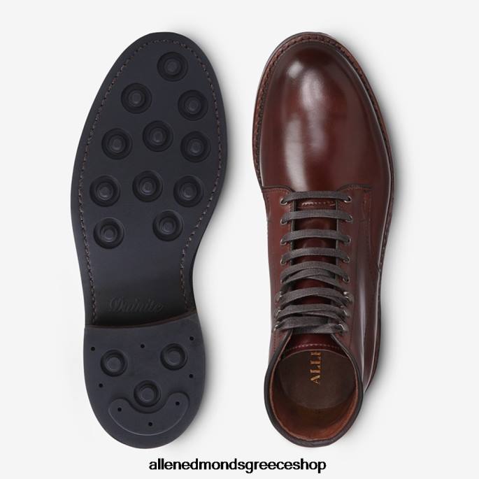 άνδρες Allen Edmonds μπότα higgins mill με δέρμα κορδοβάνι τσίλι κορδοβάν DFSD530