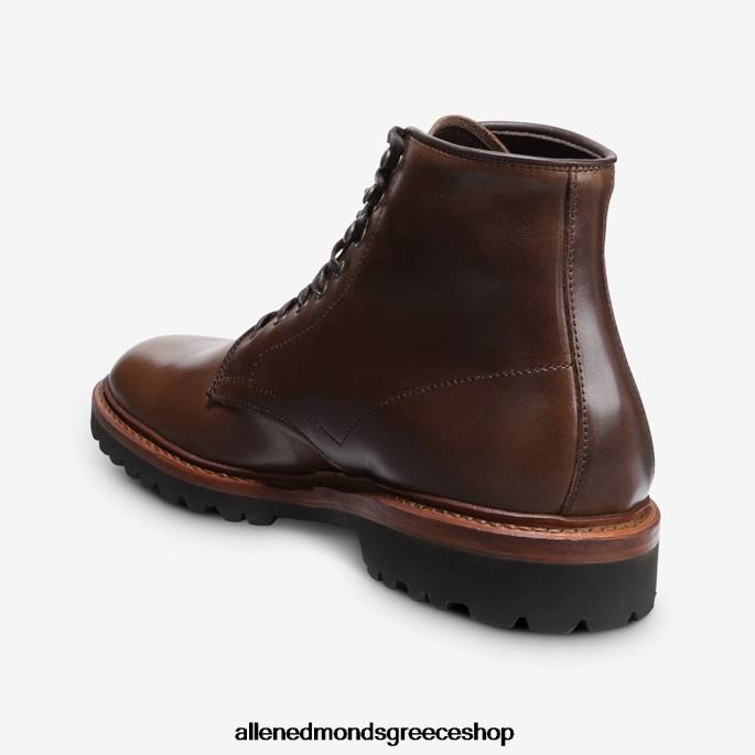 άνδρες Allen Edmonds μπότα higgins mill με σόλα φυσικό καφέ δέρμα DFSD5469