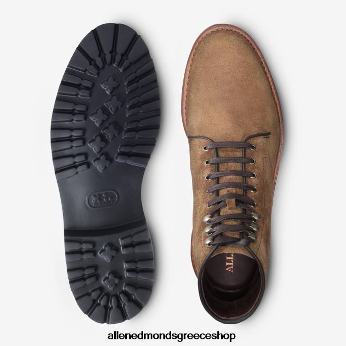 άνδρες Allen Edmonds μπότα higgins mill με σόλα ανοιχτό καφέ σουέτ DFSD5470