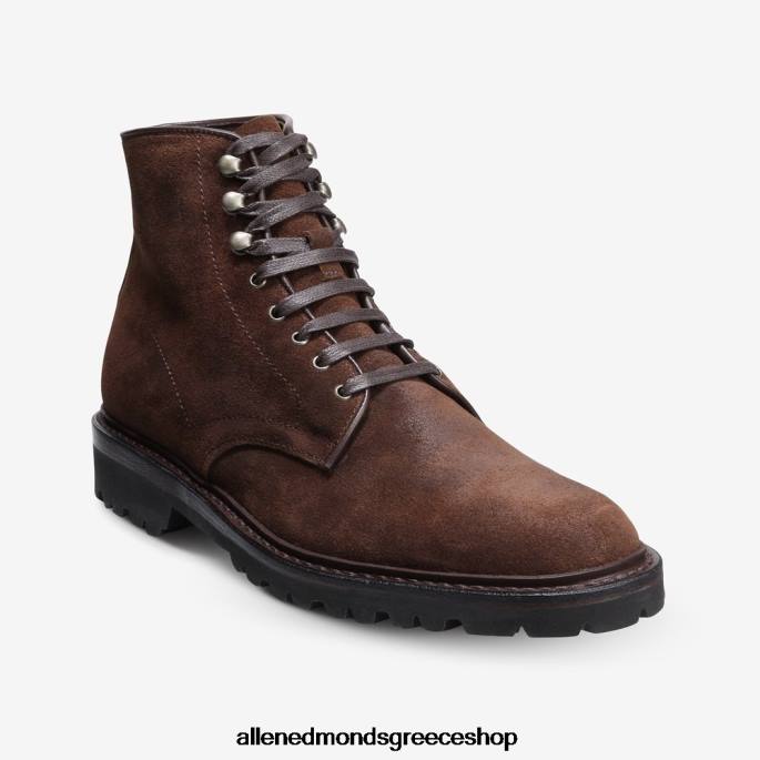 άνδρες Allen Edmonds μπότα higgins mill με σόλα ταμπάκο καφέ σουέτ DFSD5471