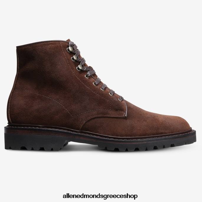 άνδρες Allen Edmonds μπότα higgins mill με σόλα ταμπάκο καφέ σουέτ DFSD5471