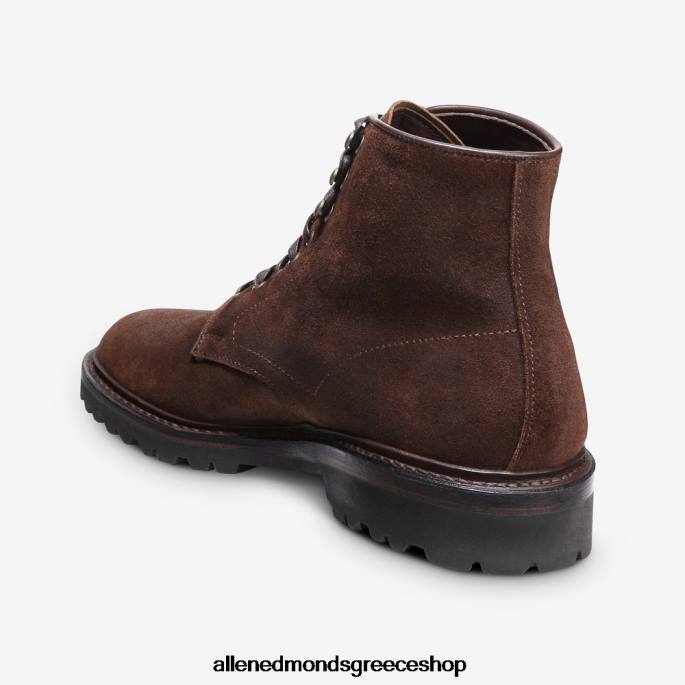 άνδρες Allen Edmonds μπότα higgins mill με σόλα ταμπάκο καφέ σουέτ DFSD5471