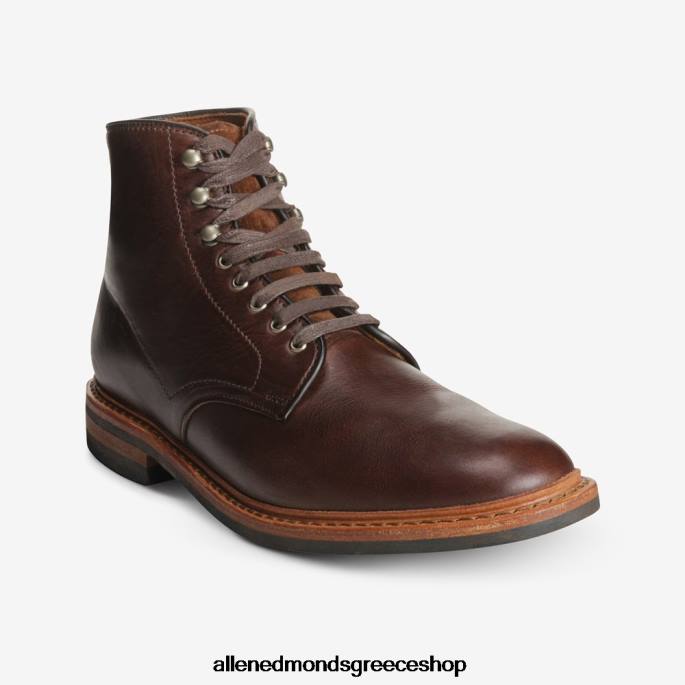 άνδρες Allen Edmonds μπότα higgins mill με δέρμα chromexcel καφέ DFSD527