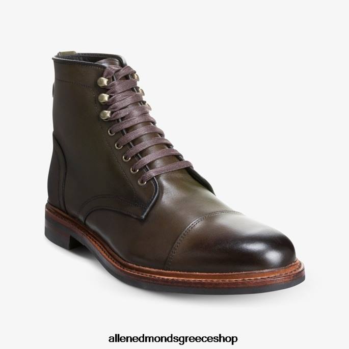 άνδρες Allen Edmonds landon cap-toe μπότα ελιά DFSD5133