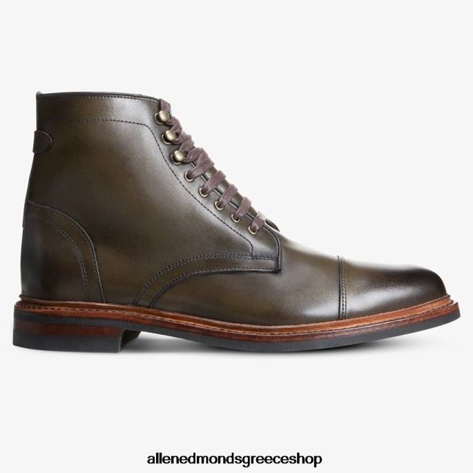 άνδρες Allen Edmonds landon cap-toe μπότα ελιά DFSD5133