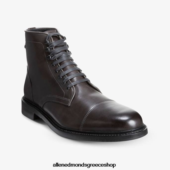 άνδρες Allen Edmonds landon cap-toe μπότα γκρι άνθρακα DFSD5366