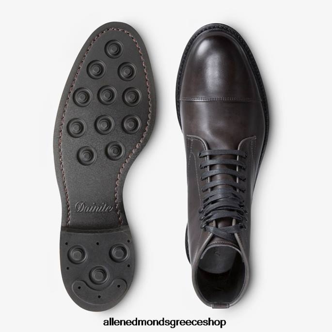 άνδρες Allen Edmonds landon cap-toe μπότα γκρι άνθρακα DFSD5366