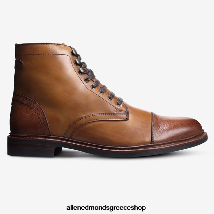 άνδρες Allen Edmonds landon cap-toe μπότα καρυδιά καφέ DFSD5484