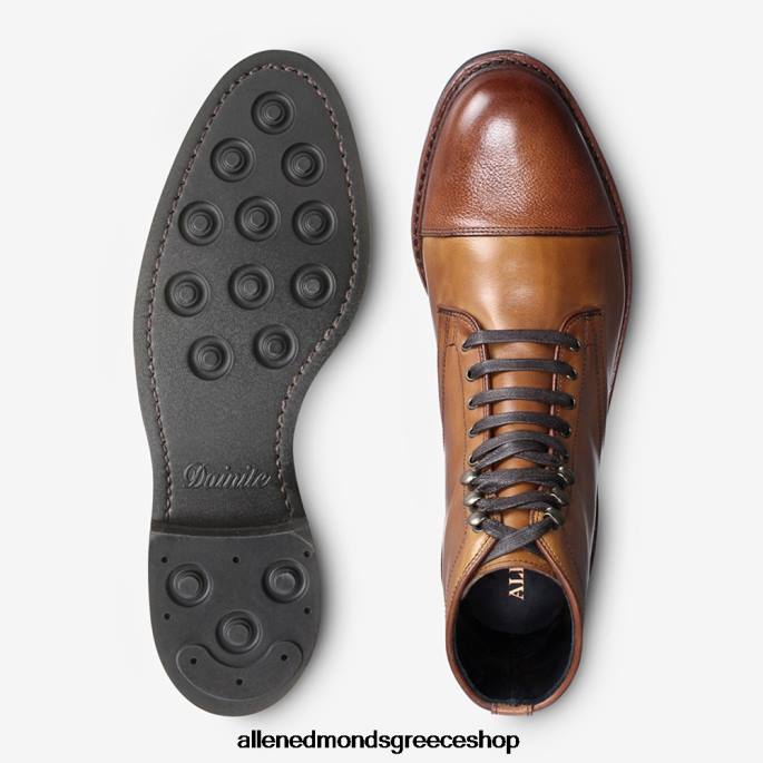 άνδρες Allen Edmonds landon cap-toe μπότα καρυδιά καφέ DFSD5484