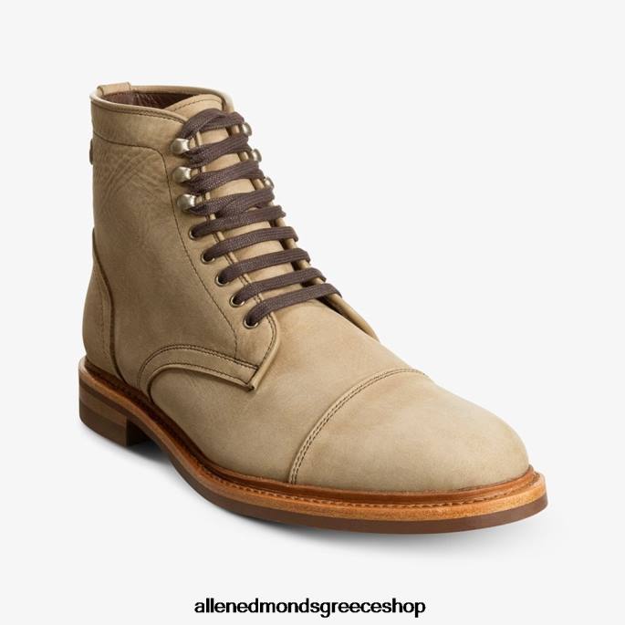 άνδρες Allen Edmonds landon cap-toe μπότα ανοιχτό καφέ σουέτ DFSD564