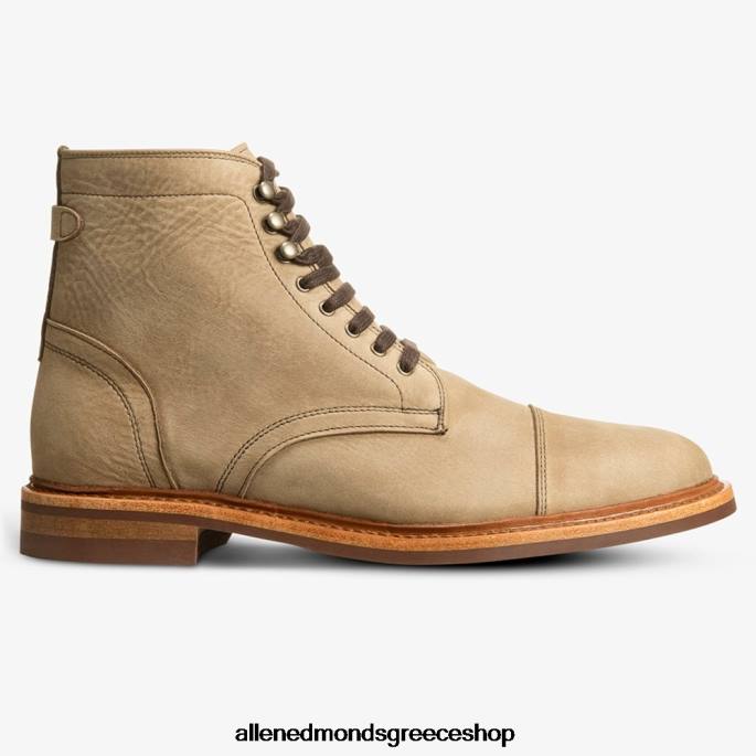 άνδρες Allen Edmonds landon cap-toe μπότα ανοιχτό καφέ σουέτ DFSD564