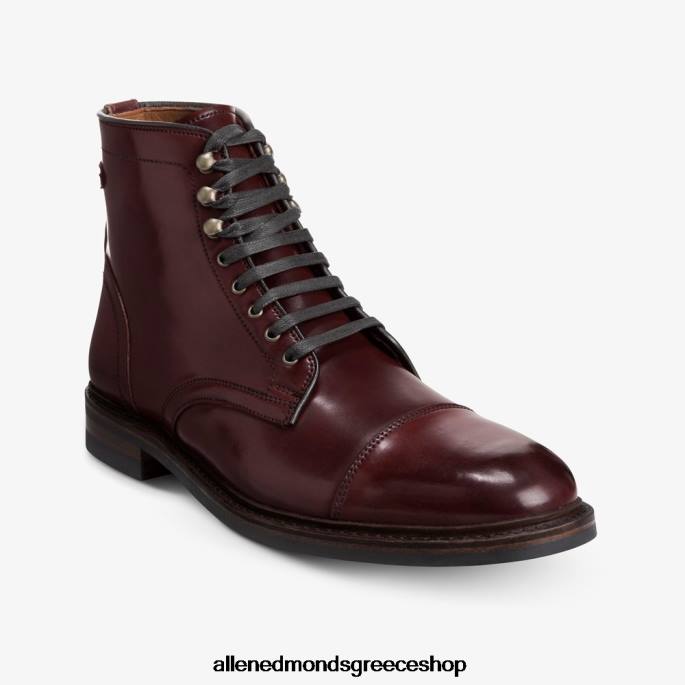 άνδρες Allen Edmonds landon shell cordovan μποτάκι με καπάκι μπορντό κορδοβάν DFSD5337