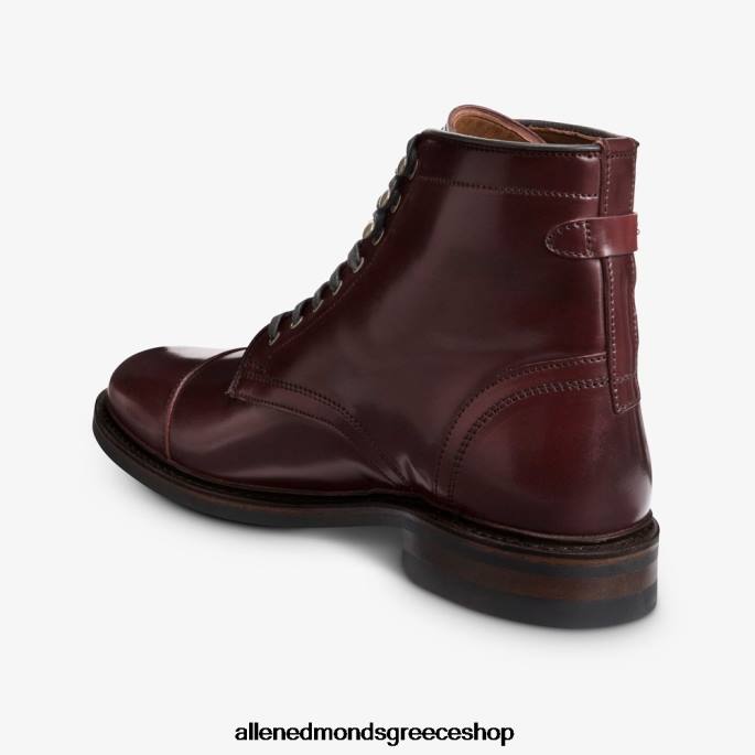 άνδρες Allen Edmonds landon shell cordovan μποτάκι με καπάκι μπορντό κορδοβάν DFSD5337