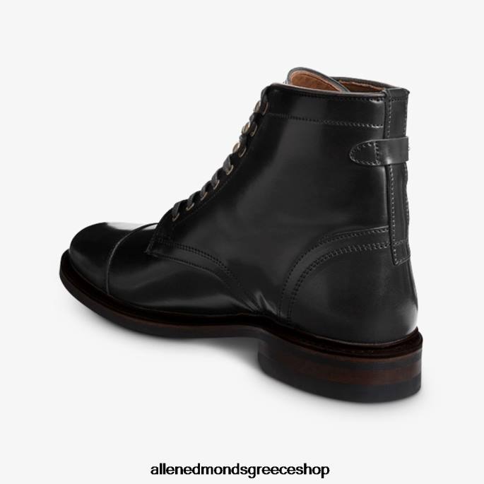 άνδρες Allen Edmonds landon shell cordovan μποτάκι με καπάκι μαύρο κορδοβάνι DFSD554