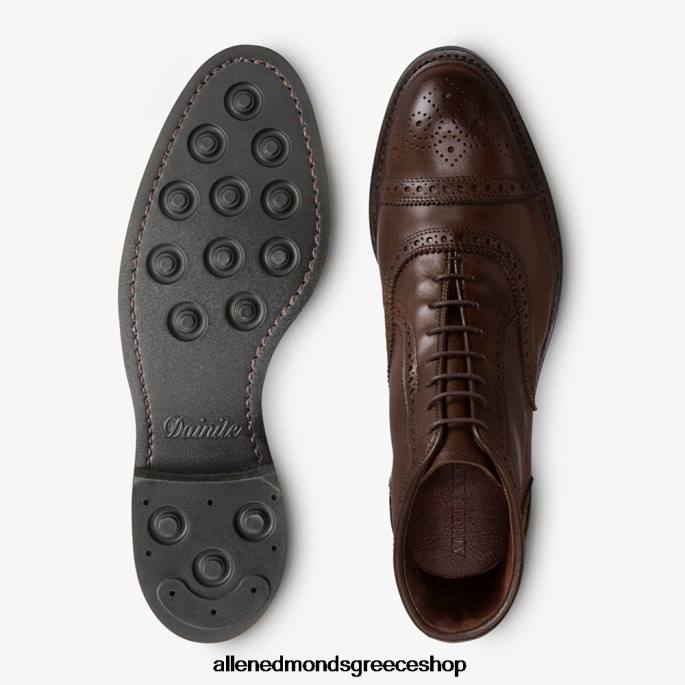 άνδρες Allen Edmonds μποτάκι oxford αδιάβροχο hamilton καφέ DFSD5344