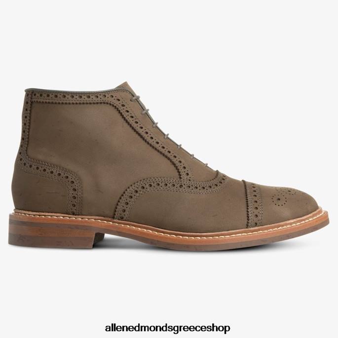 άνδρες Allen Edmonds μποτάκι oxford αδιάβροχο hamilton καφέ nubuck DFSD5343