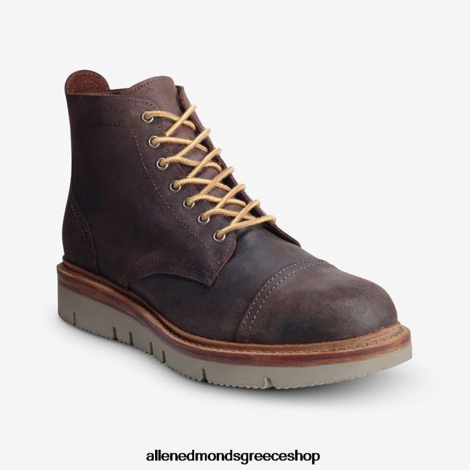 άνδρες Allen Edmonds park city με κορδόνια αδιάβροχη μπότα ταμπάκο καφέ σουέτ DFSD5148