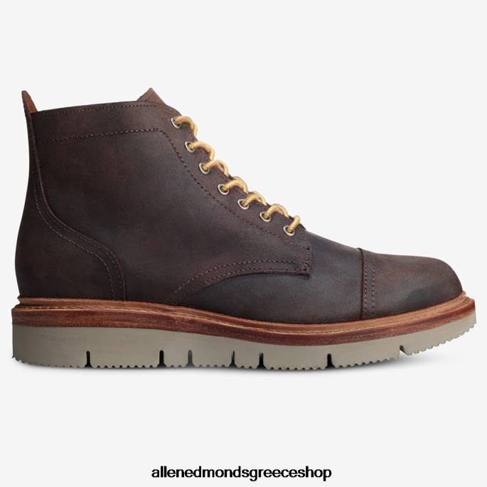 άνδρες Allen Edmonds park city με κορδόνια αδιάβροχη μπότα ταμπάκο καφέ σουέτ DFSD5148