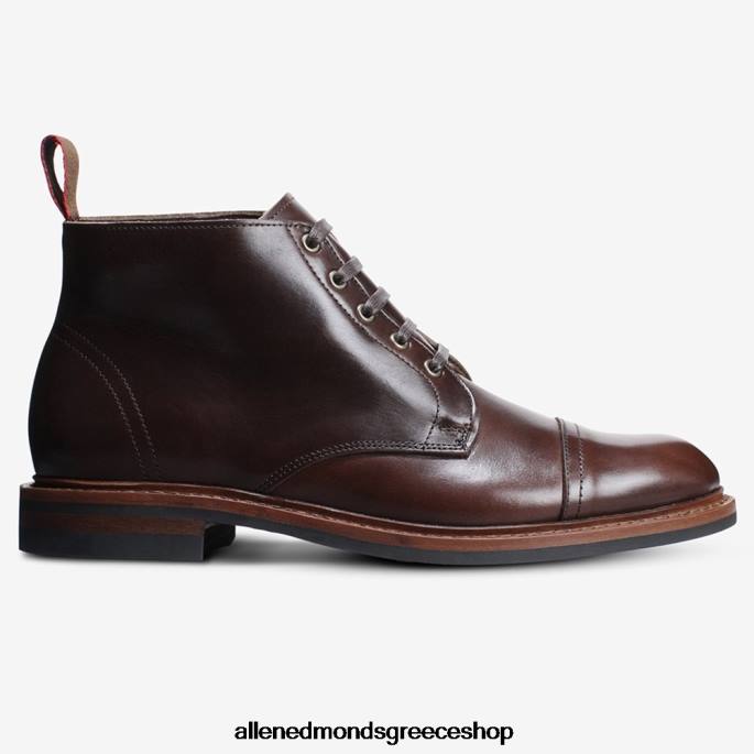 άνδρες Allen Edmonds patton αδιάβροχη μπότα με καπάκι καφέ DFSD558