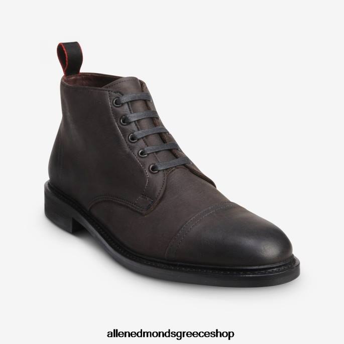 άνδρες Allen Edmonds Μποτάκι patton cap-toe με σόλα από καουτσούκ dainite γκρί DFSD5115