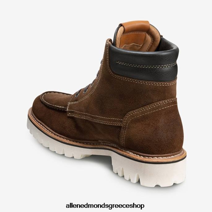 άνδρες Allen Edmonds silverlake μποτάκι με κορδόνια ταμπάκο καφέ σουέτ DFSD5436