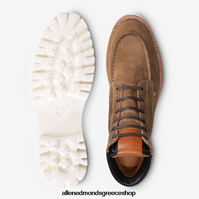 άνδρες Allen Edmonds silverlake μποτάκι με κορδόνια ανοιχτό καφέ σουέτ DFSD5437