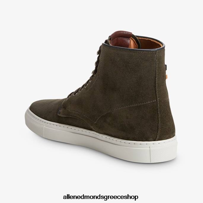 άνδρες Allen Edmonds ψηλό sneaker higgins mill σουέτ loden DFSD5425