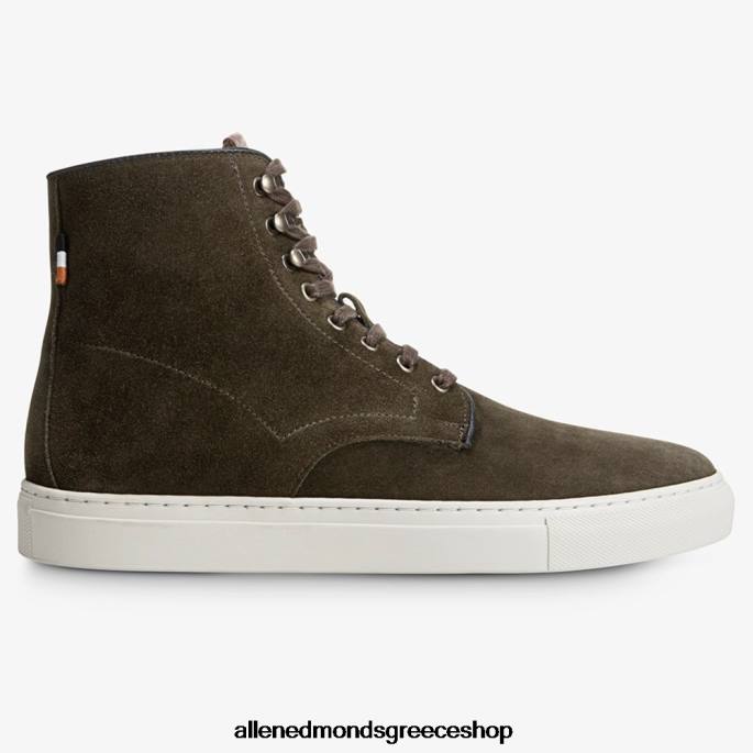 άνδρες Allen Edmonds ψηλό sneaker higgins mill σουέτ loden DFSD5425