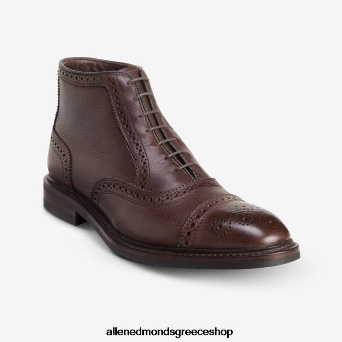 άνδρες Allen Edmonds μποτάκι φόρεμα hamilton cap-toe oxford καφετιά έπεσε DFSD5131