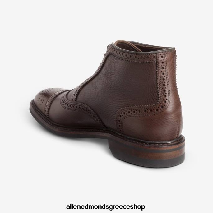 άνδρες Allen Edmonds μποτάκι φόρεμα hamilton cap-toe oxford καφετιά έπεσε DFSD5131