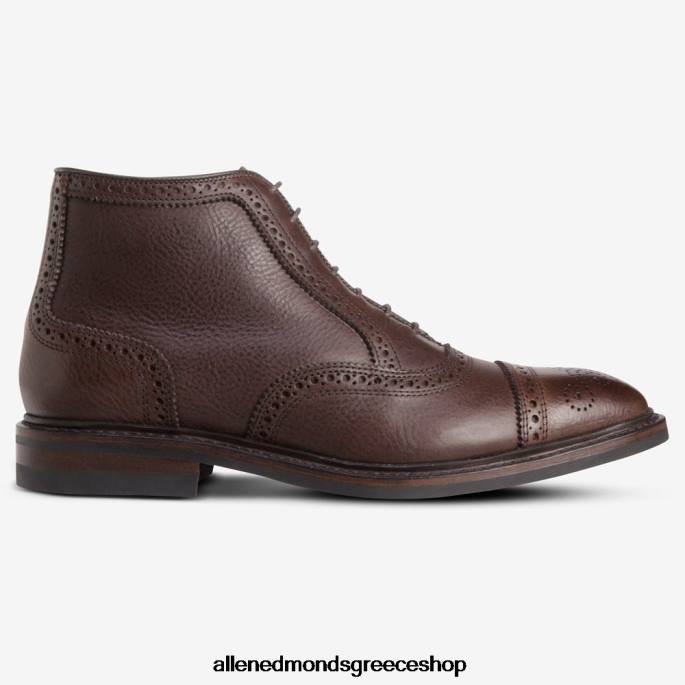 άνδρες Allen Edmonds μποτάκι φόρεμα hamilton cap-toe oxford καφετιά έπεσε DFSD5131