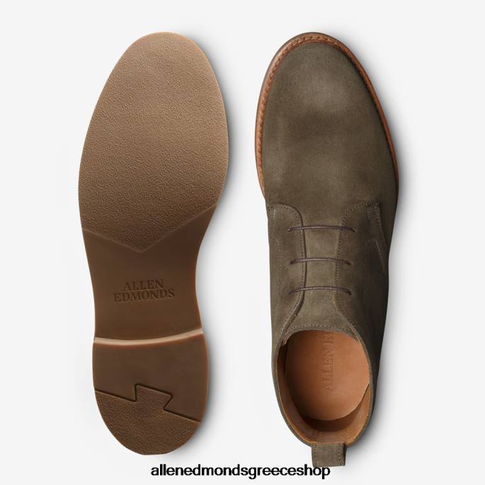 άνδρες Allen Edmonds μπότα denali chukka σουέτ loden DFSD5485