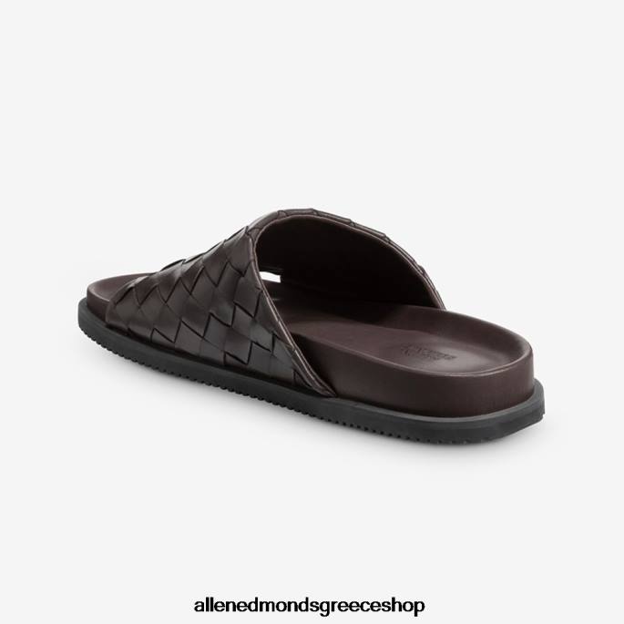 άνδρες Allen Edmonds υφαντό σανδάλι del mar σκούρο καφέ DFSD5460