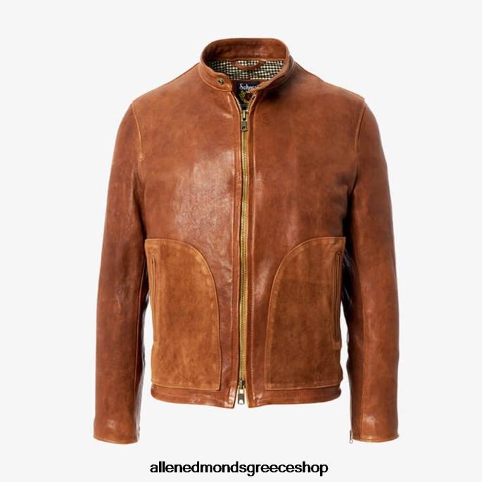 για άνδρες και γυναίκες Allen Edmonds σακάκι cafe racer καφέ DFSD5176